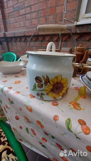 Бидон эмалированный СССР