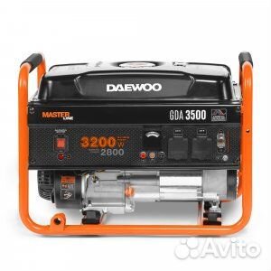Бензиновый генератор daewoo GDA 3500