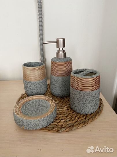 Набор для ванной декор посуда интерьер