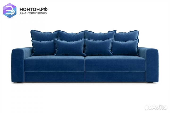 Диван тик-так Омега темно-синий