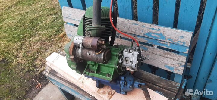 Пускач пд-8 трактора Т-40(пусковой двигатель)