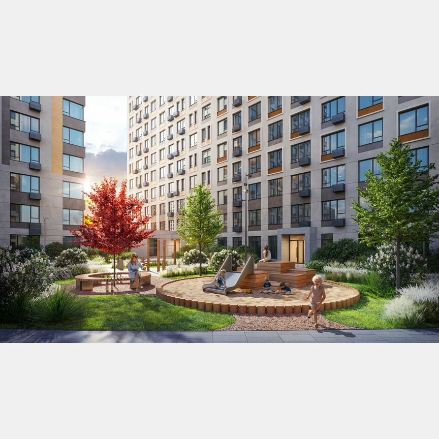 1-к. квартира, 51,4 м², 1/15 эт.