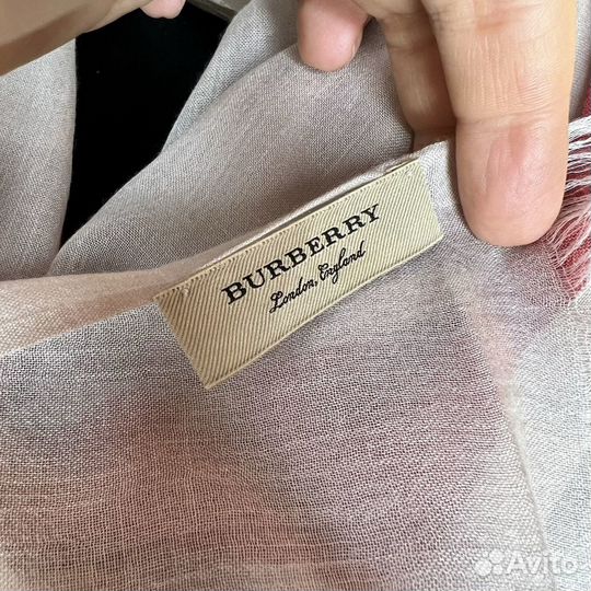 Оригинал Burberry Шарф палантин шерсть/шёлк