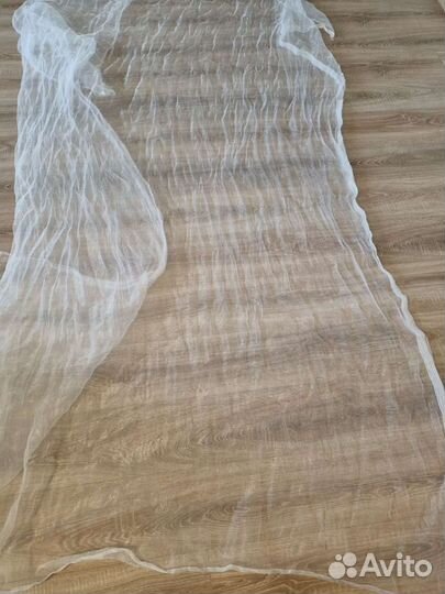Тонкий тюль из органы