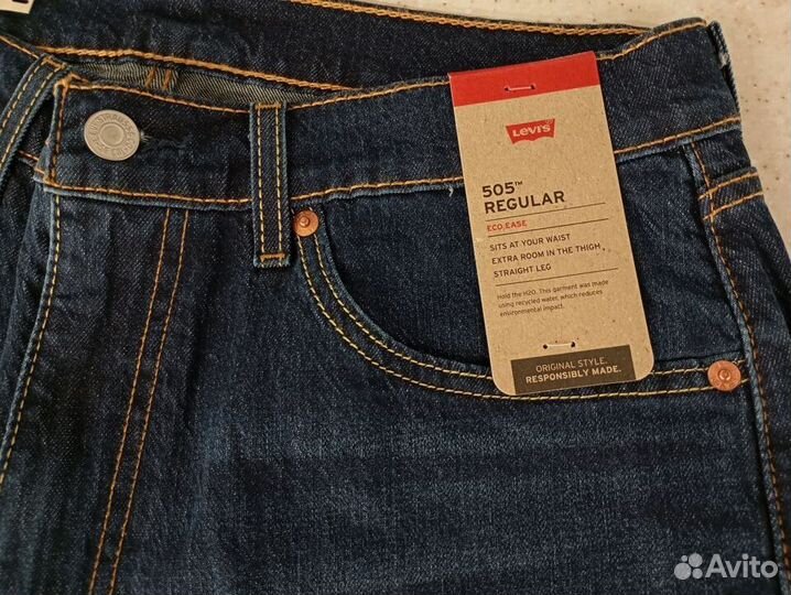 Джинсы мужские levis 505 W31, 32, 33