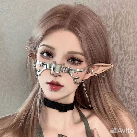 Маска в стиле киберпанк, готика (аренда)