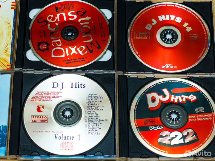 CD Диски Maxi Dance, DJ Hits - Сборники Техно