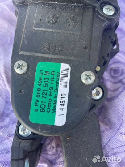 Педаль газа на volkswagen polo