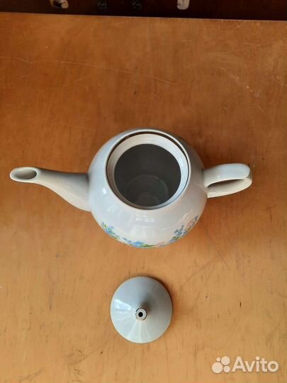 Чайник фарфоровый новый СССР Дулево