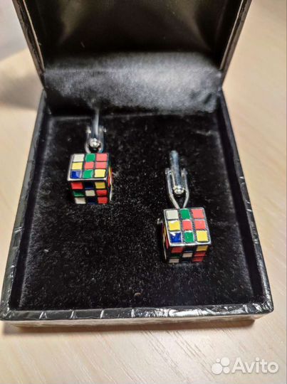 Запонки кубики Рубика