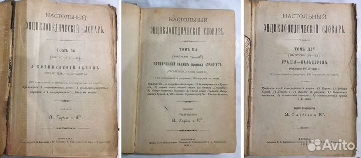 Настольный энциклопедический словарь 1891 г Ранний