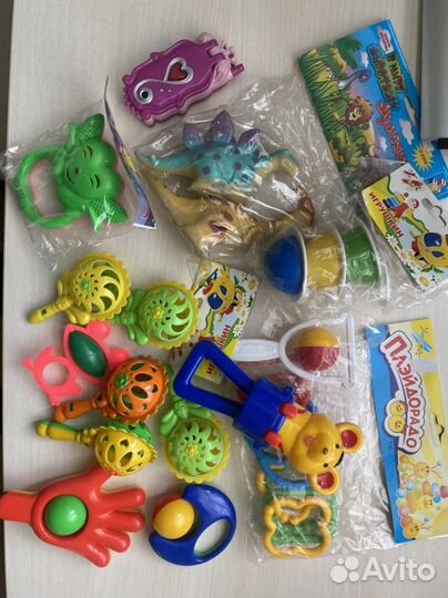 Погремушки пакетом новые
