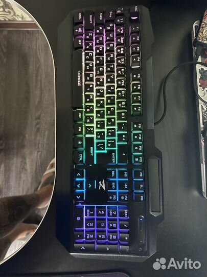 Игровая клавиатура ZET gaming Damage с подсветкой