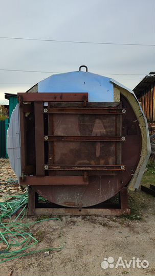 Печка/бочка для производства древесного угля