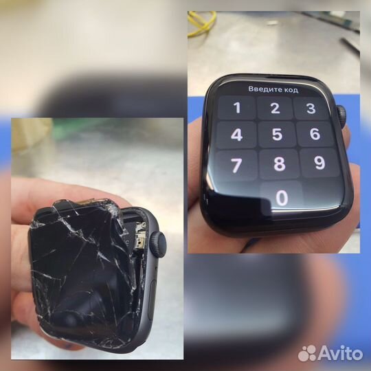 Замена стекла Apple Watch