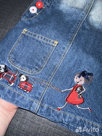 Джинсовый сарафан