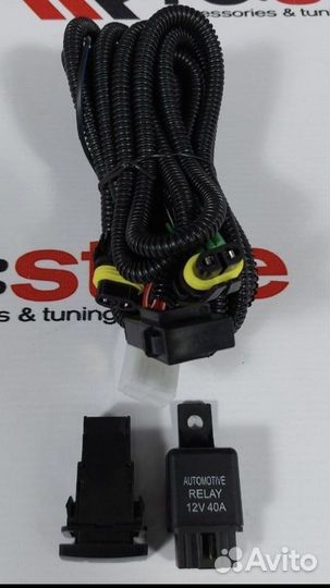 Проводка для туманок toyota