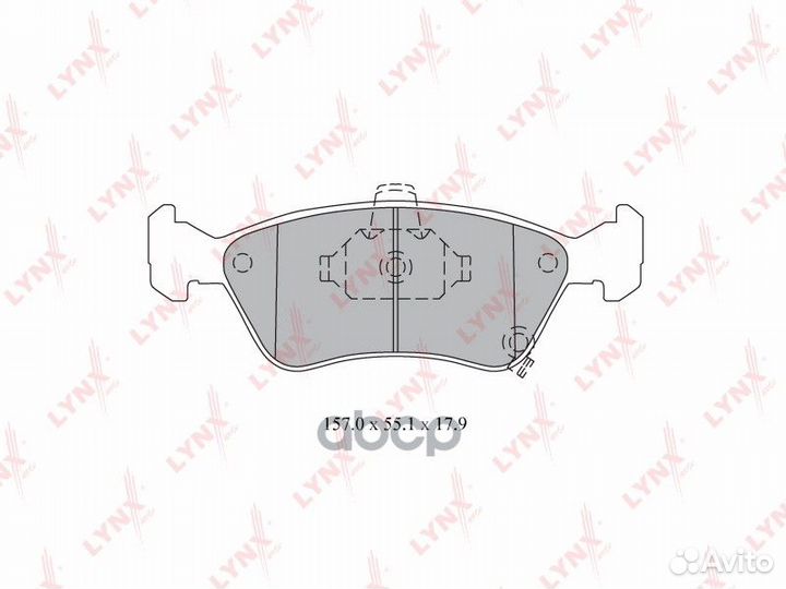 Колодки тормозные дисковые перед BD7590 LYN
