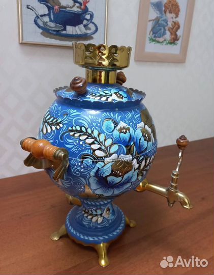 Самовар электрический расписной