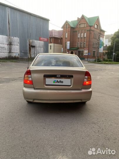 Hyundai Accent 1.5 МТ, 2004, 206 000 км