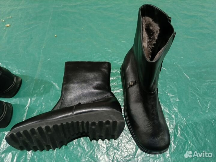 Полусапожки женские 38 размера натуральная кожа