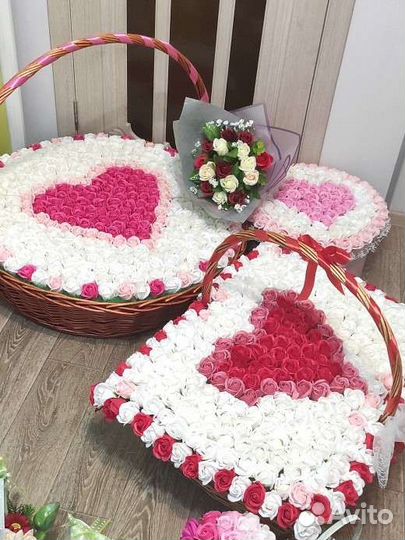 Букет сердце день рождения