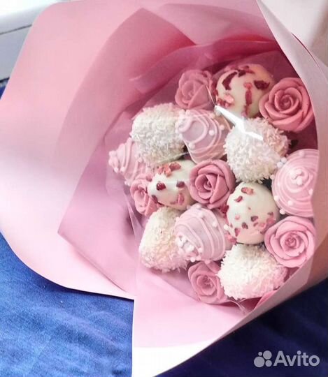 Букет клубника в шоколаде 2 часа