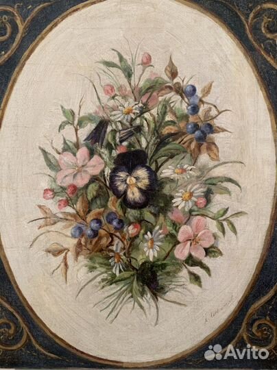 Антикварная картина М.А.Александров 1880