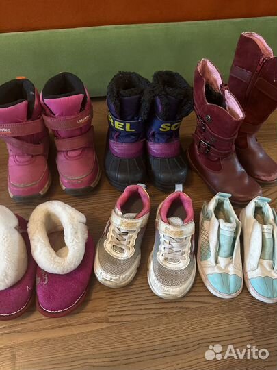 Ботинки зимние для девочки 28