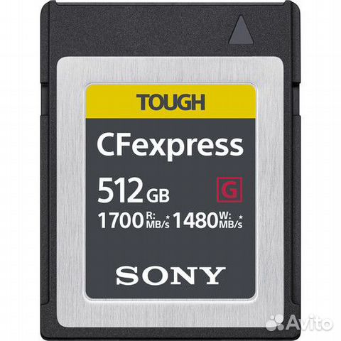 Sony 512GB CFexpress Type B tough Memory Card (ceb