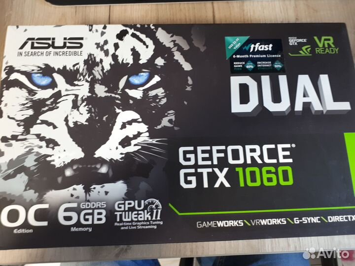 Gtx 1060 6 gb asus Dual