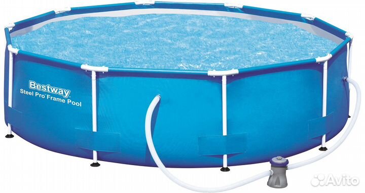 Каркасный бассейн бу 305 на 76