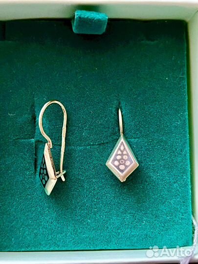 Серьги из серебра