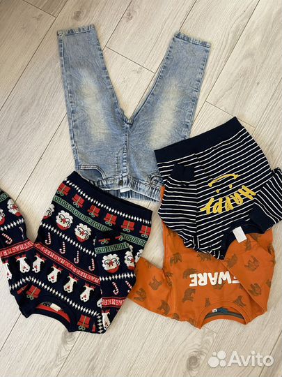 Рубашки свитера ветровка джинсы мальчик 92