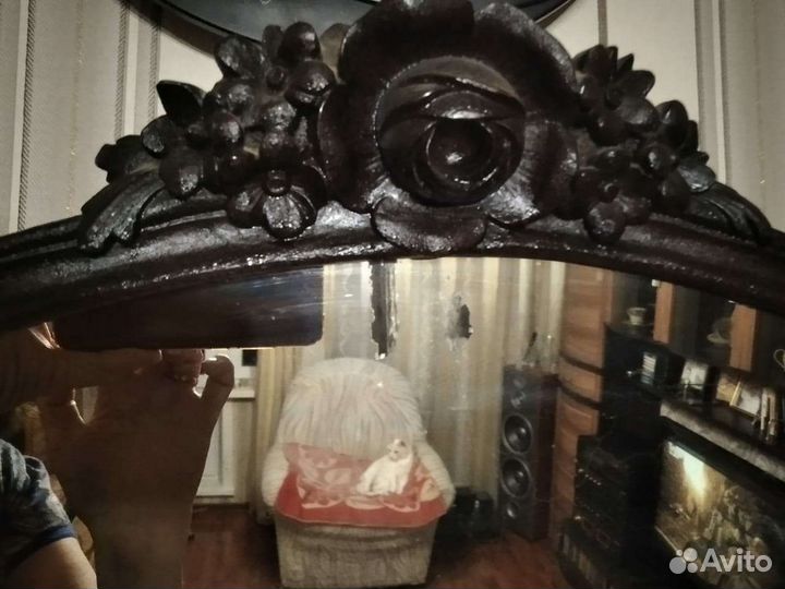 Зеркало настенное винтаж 1900 г