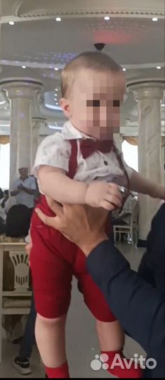 Костюм нарядный. Рубашка с шортами