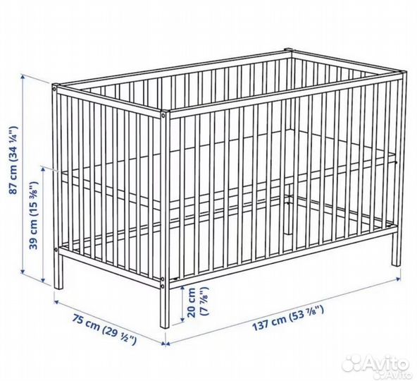 Детская кровать IKEA sniglar