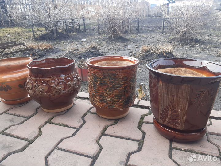 Керамические горшки