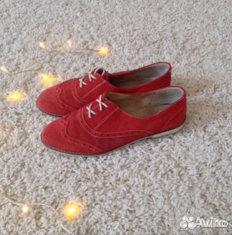 Туфли замшевые