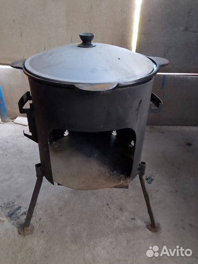 Казан с печкой