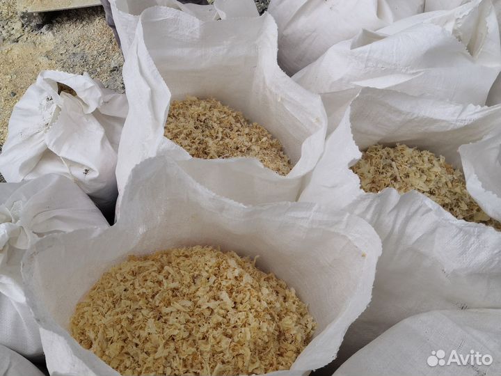 Стружка сухая. Опилки сухие