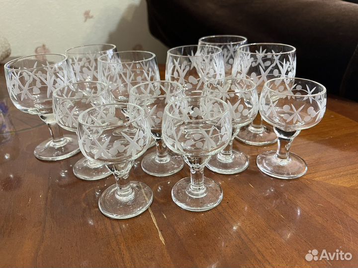 Фужера+рюмки