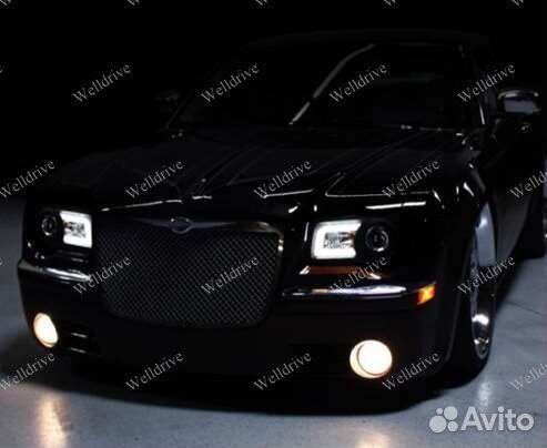 Фары передние Chrysler 300C 05-10 галоген черные