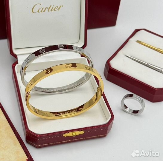 Набор cartier браслет с отверткой и кольцо