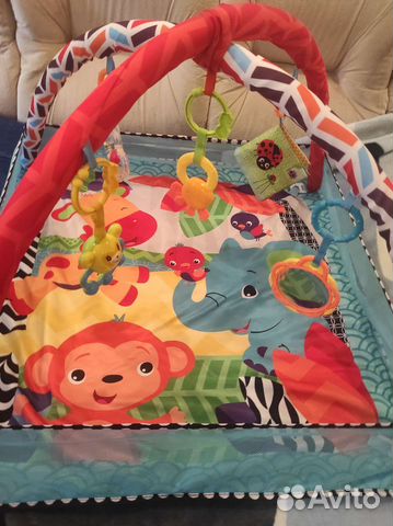 Развивающий коврик с бортиками