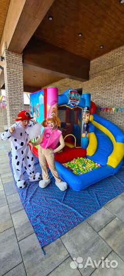 Аренда надувных батутов зимние варианты тоже в дом