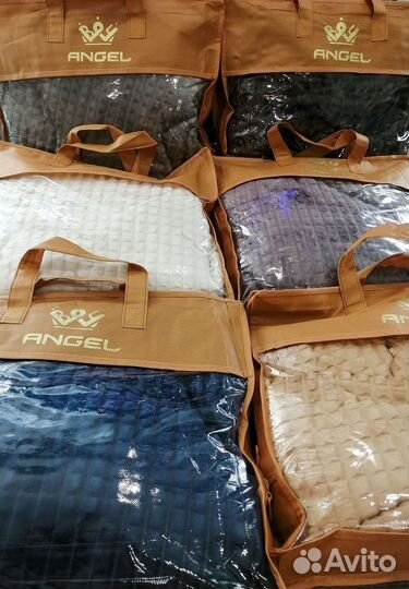 Плед покрывало 220*220 мягкий новый