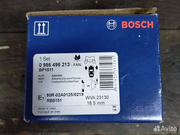 Тормозные колодки передние на volkswagen golf 6