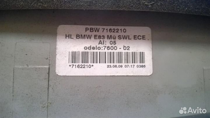 Фонарь задний наружный правый BMW X3 E83