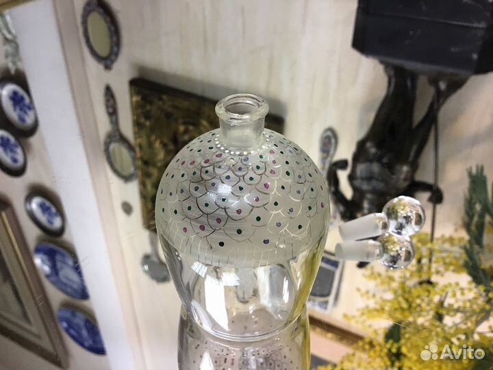 Флакон антикварный 19 век или ранее ручная роспись